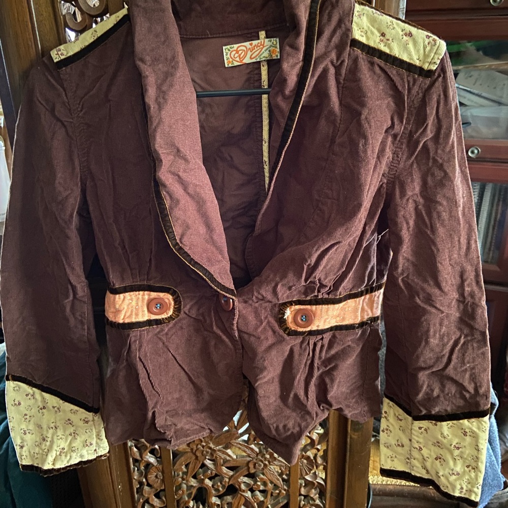 Brown and beige jacket